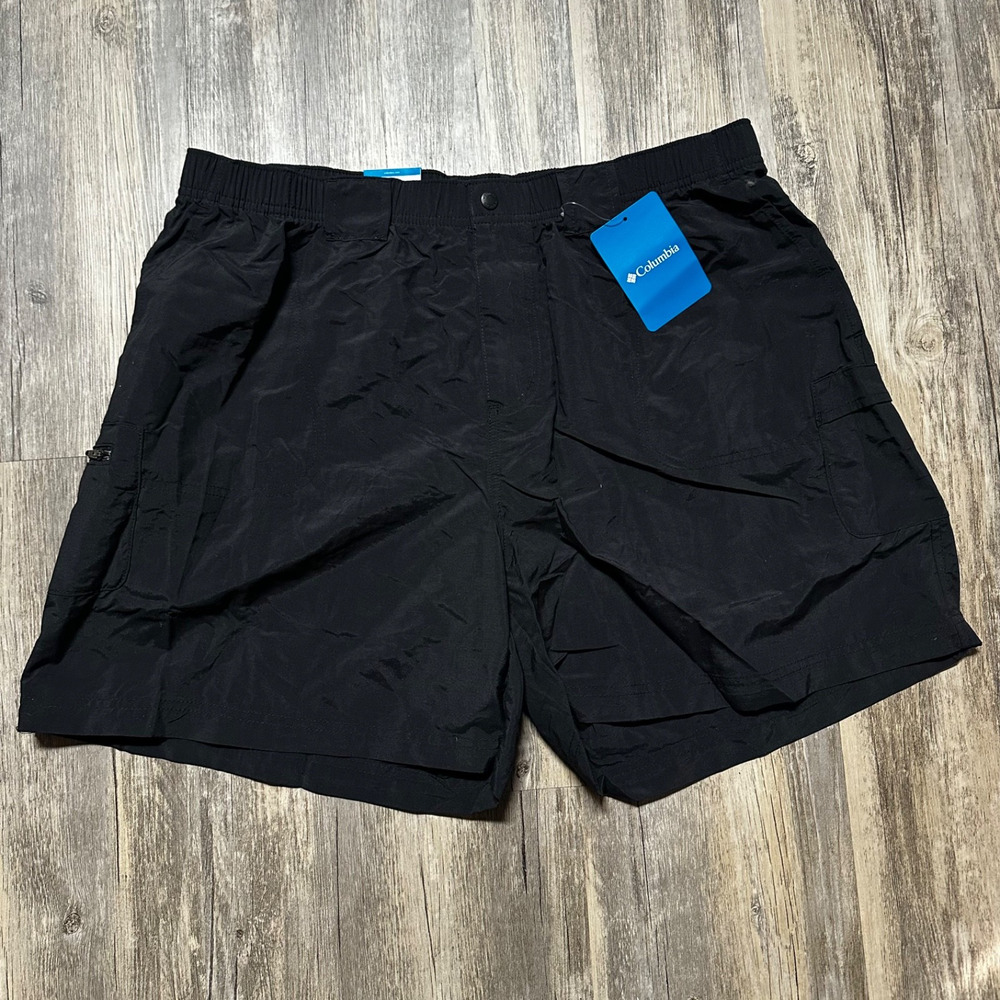 Columbia Sandy River Cargo Shorts Plus Women’s Size 1X Black UPF 30 NWT No Belt